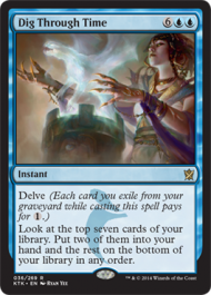 Dig Through Time (Khans of Tarkir) Near Mint Foil