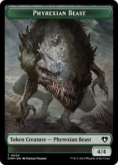 Phyrexian Beast Token (Commander Masters) Near Mint