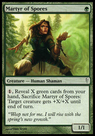 Martyr of Spores (Coldsnap) Near Mint Foil