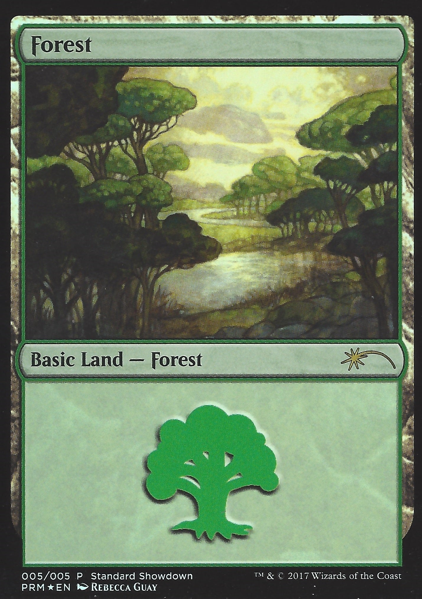 Forest (Guay Standard Showdown) (Promotional Cards) Near Mint Foil