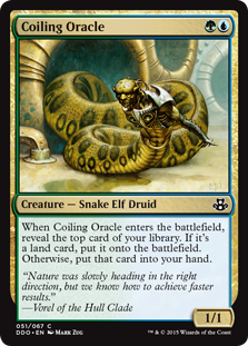Coiling Oracle (Duel Decks: Kiora vs Elspeth) Near Mint