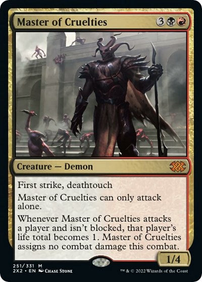 Master of Cruelties (Double Masters 2022) Near Mint Foil