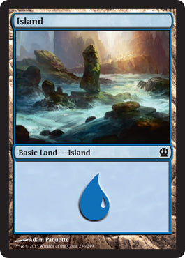 Island (236) (Theros) Near Mint Foil