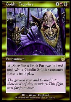 Goblin Trenches (Apocalypse) Near Mint Foil