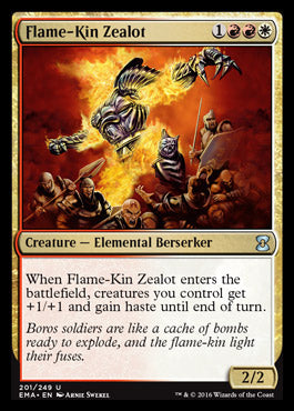 Flame-Kin Zealot (Eternal Masters) Near Mint
