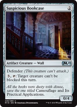 Suspicious Bookcase (Magic 2019 Core Set) Near Mint
