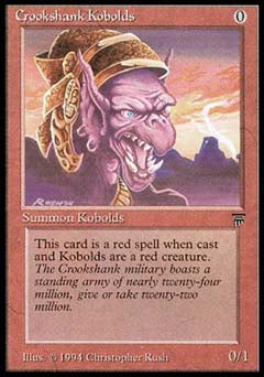 Crookshank Kobolds (Legends) Light Play Italian