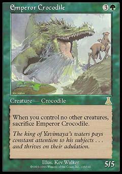 Emperor Crocodile (Urza's Destiny) Light Play Foil