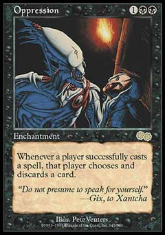 Oppression (Urza's Saga) Near Mint