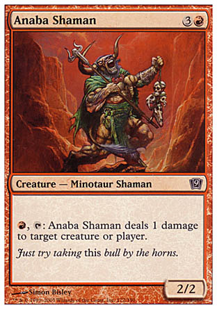 Anaba Shaman (9th Edition) Near Mint Foil