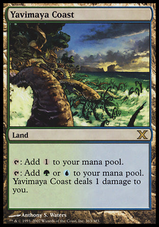 Yavimaya Coast (10th Edition) Light Play