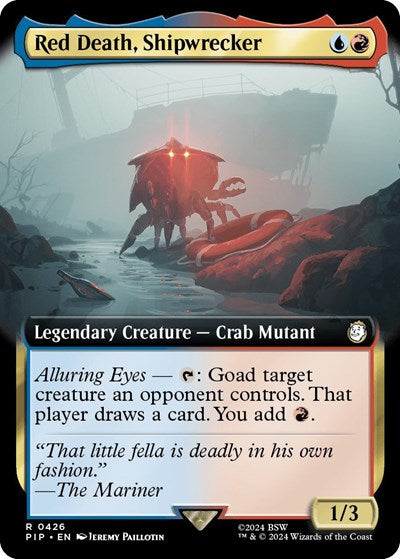 Red Death, Shipwrecker (Extended Art) (Universes Beyond: Fallout) Near Mint