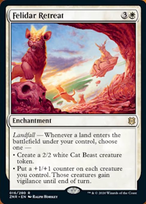 Felidar Retreat (Zendikar Rising) Near Mint Foil