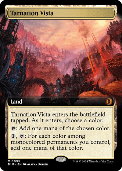 Tarnation Vista (Extended Art) (Outlaws of Thunder Junction: The Big Score) Near Mint