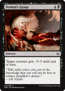 Demon's Grasp (Duel Decks: Nissa vs Ob Nixilis) Near Mint