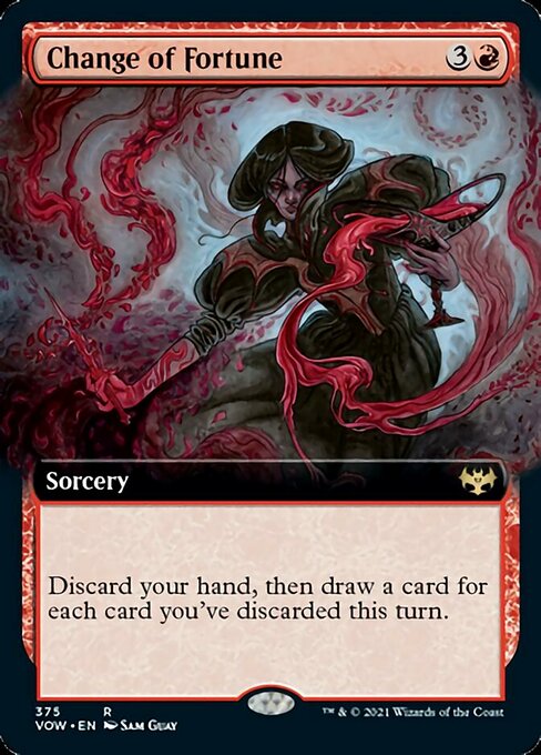 Change of Fortune (Extended Art) (Innistrad: Crimson Vow) Near Mint