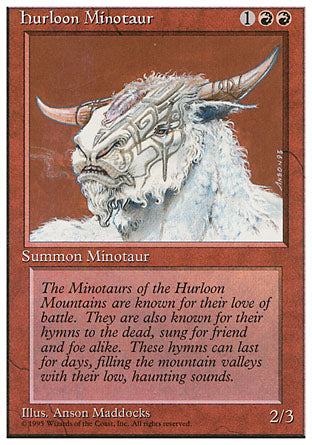Hurloon Minotaur (4th Edition) Light Play