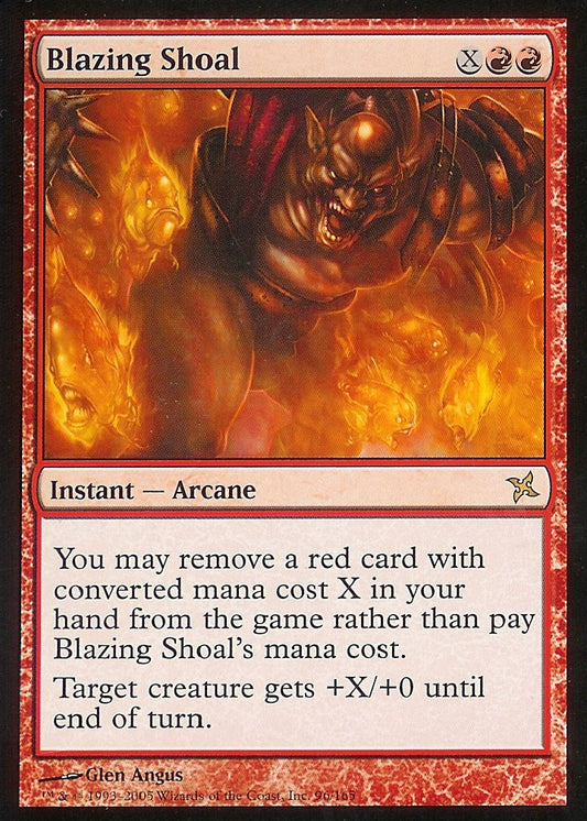 Blazing Shoal (Betrayers of Kamigawa) Light Play