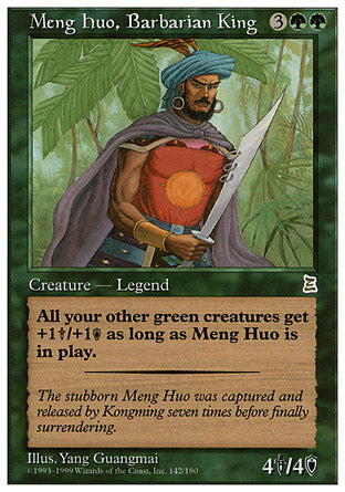 Meng Huo, Barbarian King (Portal Three Kingdoms) Near Mint
