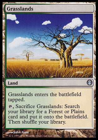 Grasslands (Duel Decks: Knights vs Dragons) Near Mint