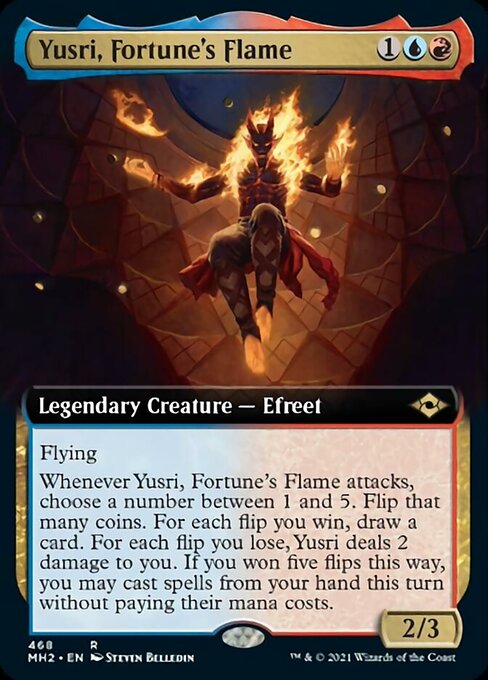 Yusri, Fortune's Flame (Extended Art) (Modern Horizons 2) Near Mint Foil