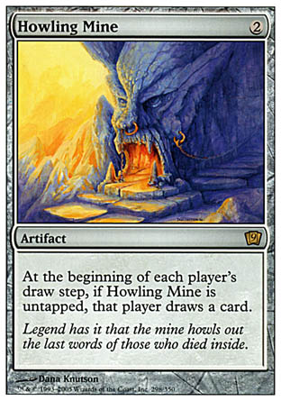 Howling Mine (9th Edition) Light Play