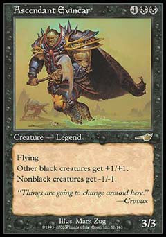 Ascendant Evincar (Nemesis) Light Play Foil