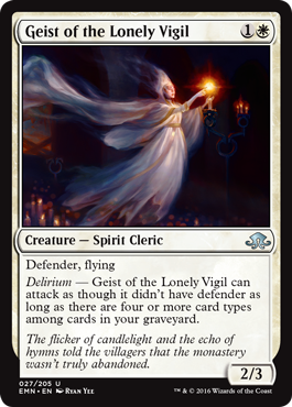 Geist of the Lonely Vigil (Eldritch Moon) Near Mint