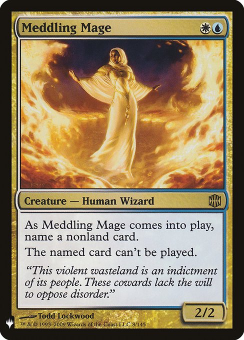 Meddling Mage (Mystery Booster) Near Mint