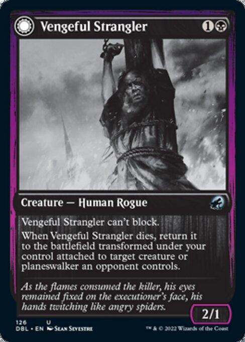 Vengeful Strangler / Strangling Grasp (Innistrad: Double Feature) Near Mint