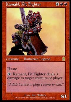 Kamahl, Pit Fighter (Odyssey) Near Mint Foil