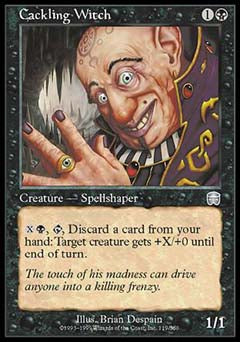 Cackling Witch (Mercadian Masques) Near Mint