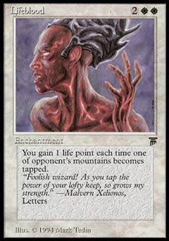 Lifeblood (Legends) Near Mint Italian