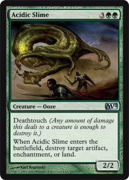 Acidic Slime (Magic 2012 Core Set) Near Mint Foil
