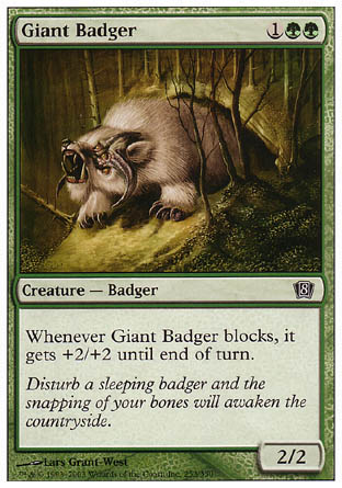 Giant Badger (8th Edition) Light Play