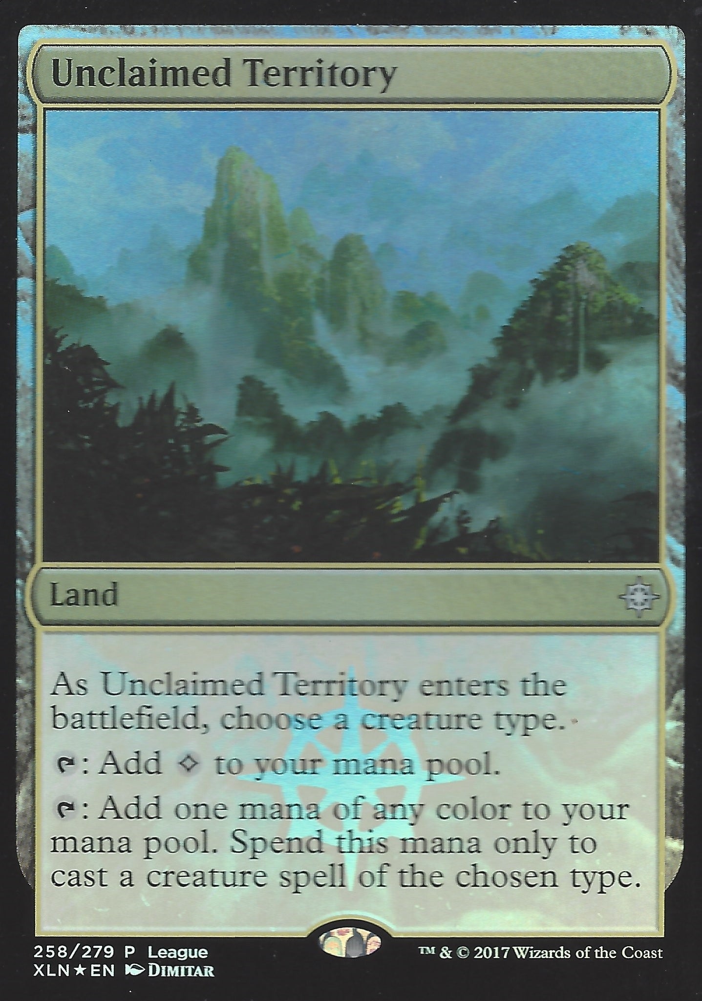 Unclaimed Territory (League Promo) (Promotional Cards) Near Mint Foil