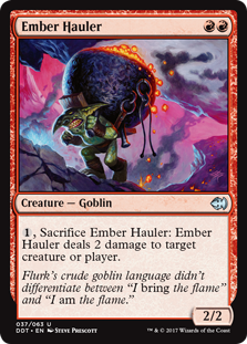 Ember Hauler (Duel Decks: Merfolk vs Goblins) Near Mint