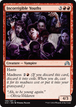 Incorrigible Youths (Shadows Over Innistrad) Near Mint