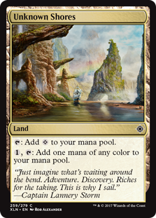 Unknown Shores (Ixalan) Near Mint Foil
