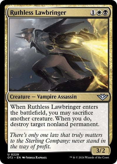 Ruthless Lawbringer (Outlaws of Thunder Junction) Near Mint