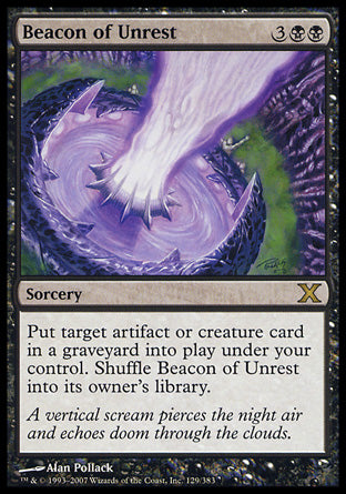 Beacon of Unrest (10th Edition) Near Mint Foil