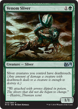 Venom Sliver (Magic 2015 Core Set) Near Mint Foil