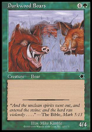 Durkwood Boars (Starter 1999) Near Mint