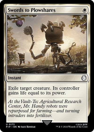 Swords to Plowshares (Universes Beyond: Fallout) Near Mint