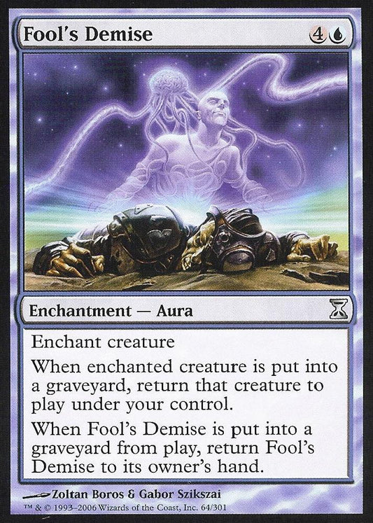Fool's Demise (Time Spiral) Near Mint Foil Japanese