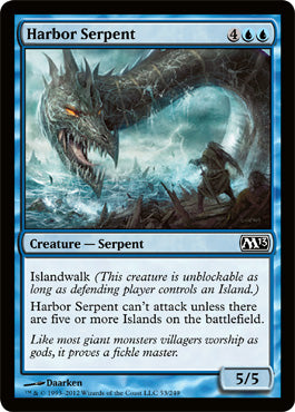 Harbor Serpent (Magic 2013 Core Set) Near Mint Foil