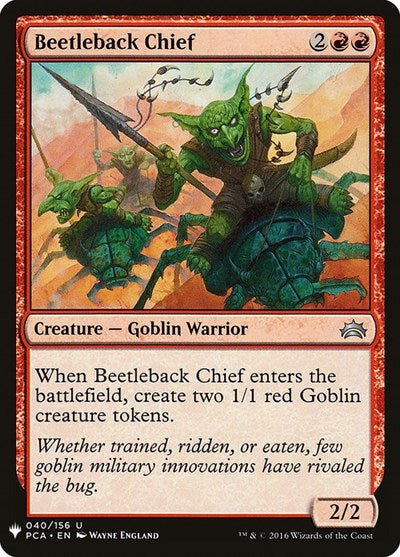 Beetleback Chief (Mystery Booster) Near Mint