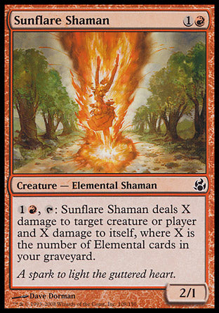 Sunflare Shaman (Morningtide) Near Mint Japanese