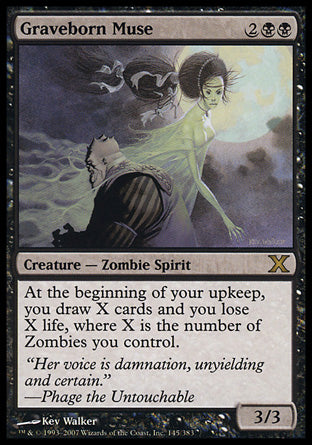 Graveborn Muse (10th Edition) Near Mint Foil