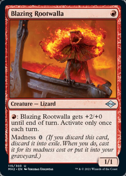 Blazing Rootwalla (Modern Horizons 2) Near Mint
